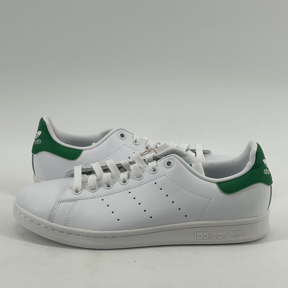 Adidas Stan Smith Sneakers Mens 8.5 White Green M20324 New With Tags Classic